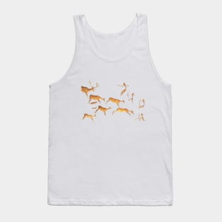 neolithic primitive man anthropology art Tank Top